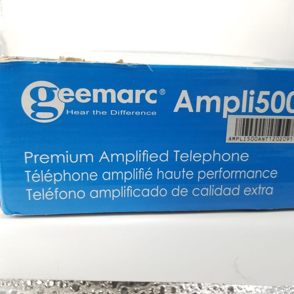 Large Button Phone Amplified Corded Telephone Desk Wall Home House Office WORKS - Picture 13 of 14